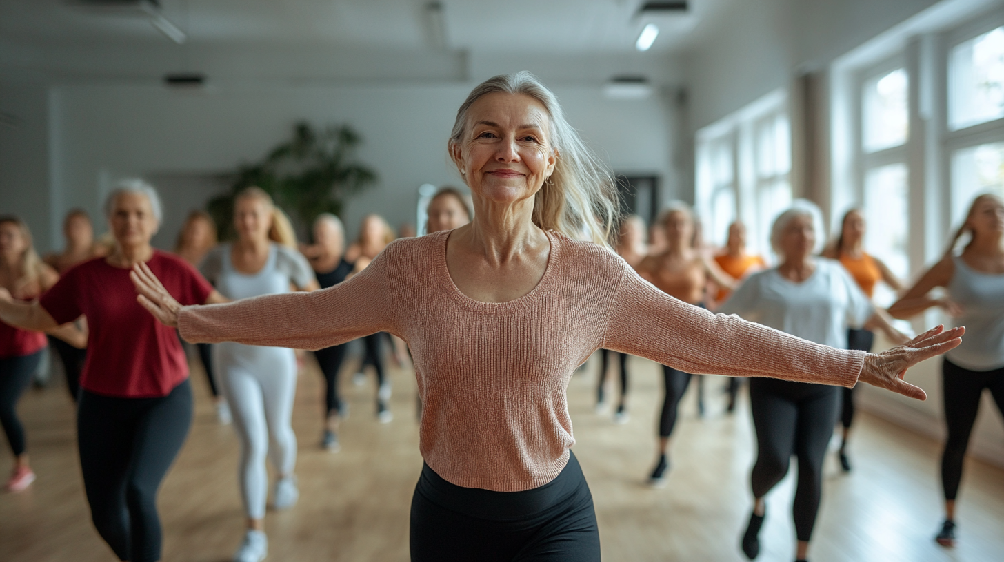 Екип от специалисти работи с възрастни хора в естествена среда